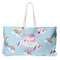 Rainbows and Unicorns Large Tote Bag with Rope Handles (Personalized)