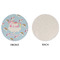 Rainbows and Unicorns Round Linen Placemats - APPROVAL (single sided)
