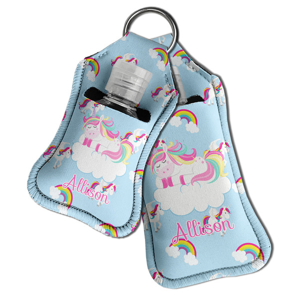 Rainbows and Unicorns Sanitizer Holder Keychain - Both in Case (PARENT)
