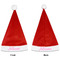 Rainbows and Unicorns Santa Hats - Front and Back (Double Sided Print) APPROVAL