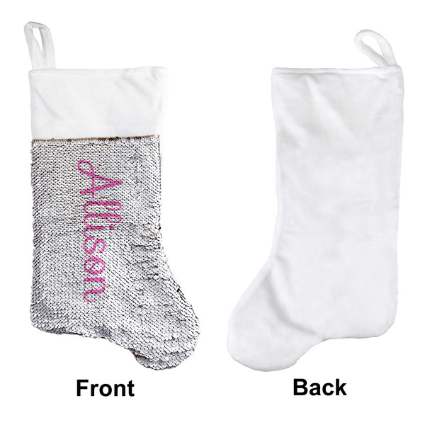 Rainbows and Unicorns Sequin Stocking - Approval