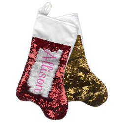 Rainbows and Unicorns Reversible Sequin Stocking (Personalized)