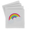 Rainbows and Unicorns Set of 4 Sandstone Coasters - Front View