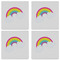 Rainbows and Unicorns Set of 4 Sandstone Coasters - See All 4 View