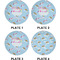 Rainbows and Unicorns Set of Appetizer / Dessert Plates (Approval)