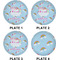 Rainbows and Unicorns Set of Lunch / Dinner Plates (Approval)