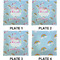 Rainbows and Unicorns Set of Square Dinner Plates (Approval)