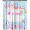 Rainbows and Unicorns Extra Long Shower Curtain - 70"x83" w/ Name or Text