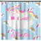 Rainbows and Unicorns Shower Curtain - Custom Size w/ Name or Text
