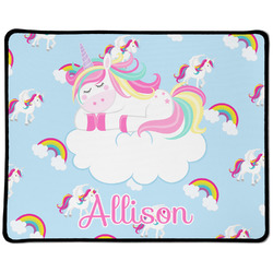 Rainbows and Unicorns Large Gaming Mouse Pad - 12.5" x 10" (Personalized)