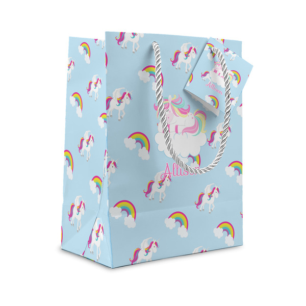 Custom Rainbows and Unicorns Gift Bag (Personalized)