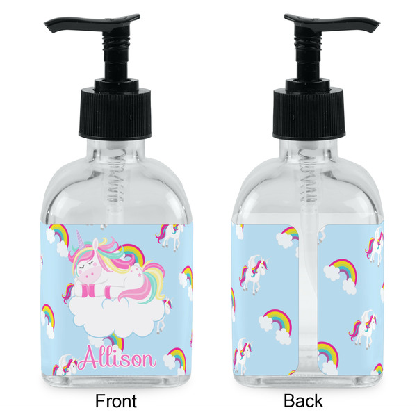 Rainbows and Unicorns Glass Soap/Lotion Dispenser - Approval