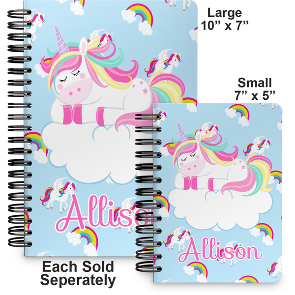 Rainbows and Unicorns Spiral Journal - Comparison