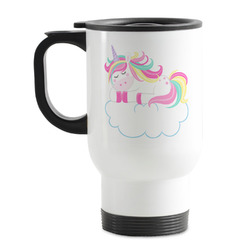 Rainbows and Unicorns Stainless Steel Travel Mug with Handle