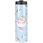 Rainbows and Unicorns Stainless Steel Skinny Tumbler - 20 oz (Personalized)