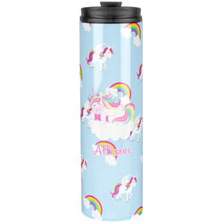 Rainbows and Unicorns Stainless Steel Skinny Tumbler - 20 oz (Personalized)