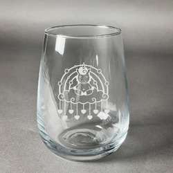Rainbows and Unicorns Stemless Wine Glass - Engraved