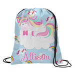 Rainbows and Unicorns Drawstring Backpack (Personalized)