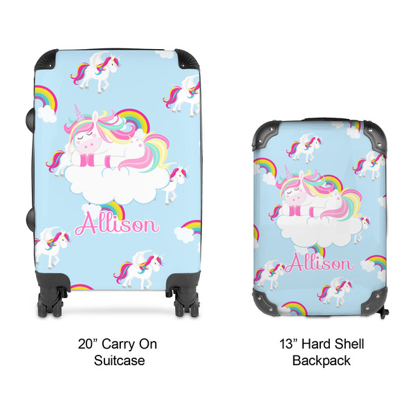 Rainbows and Unicorns Suitcase Set 4 - APPROVAL