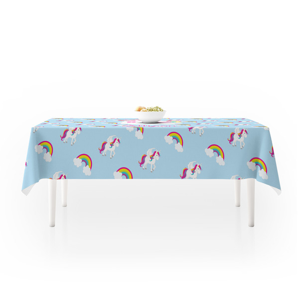 Rainbows and Unicorns Tablecloths (58"x102") - MAIN (side view)