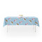 Rainbows and Unicorns Tablecloths (58"x102") - MAIN (side view)