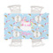 Rainbows and Unicorns Tablecloths (58"x102") - TOP VIEW (with plates)