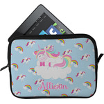 Rainbows and Unicorns Tablet Case / Sleeve - Small w/ Name or Text