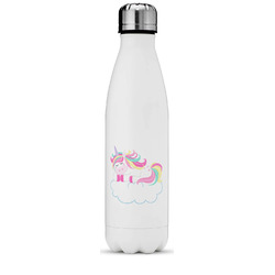 Rainbows and Unicorns Water Bottle - 17 oz. - Stainless Steel - Full Color Printing
