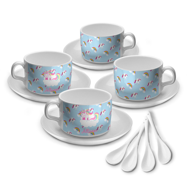 Rainbows and Unicorns Tea Cup - Set of 4