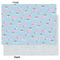 Rainbows and Unicorns Tissue Paper - Lightweight - Large - Front & Back