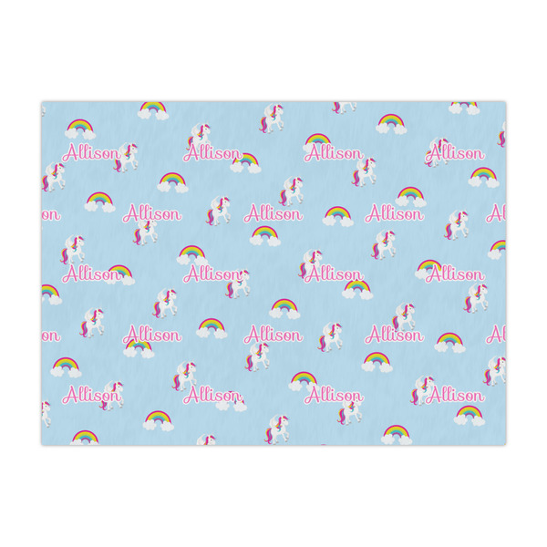 Custom Rainbows and Unicorns Large Tissue Papers Sheets - Lightweight (Personalized)
