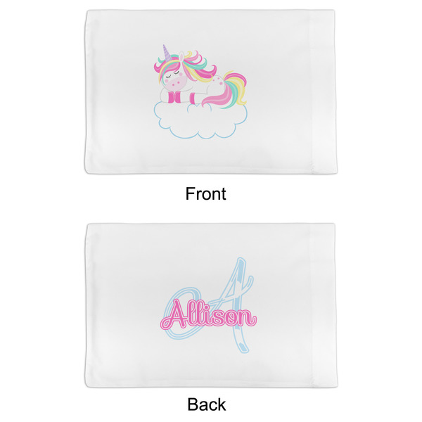 Rainbows and Unicorns Toddler Pillow Case - APPROVAL (partial print)