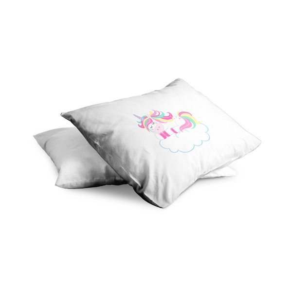 Rainbows and Unicorns Toddler Pillow Case - TWO (partial print)