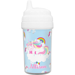 Rainbows and Unicorns Toddler Sippy Cup (Personalized)