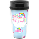 Rainbows and Unicorns Acrylic Travel Mug without Handle (Personalized)