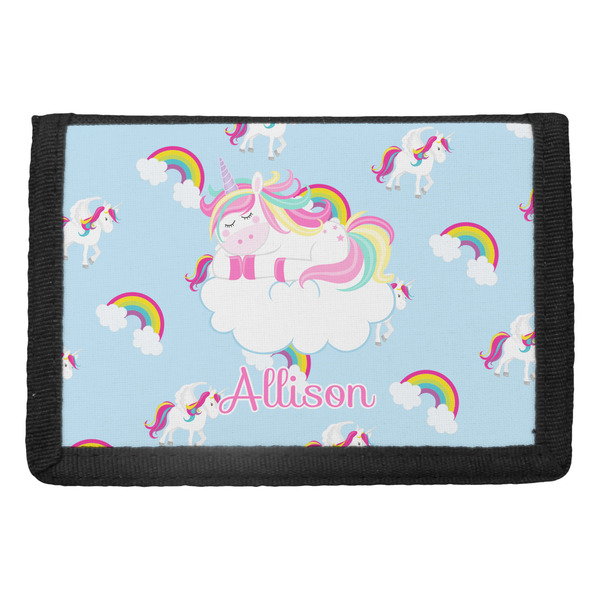 Custom Rainbows and Unicorns Trifold Wallet w/ Name or Text