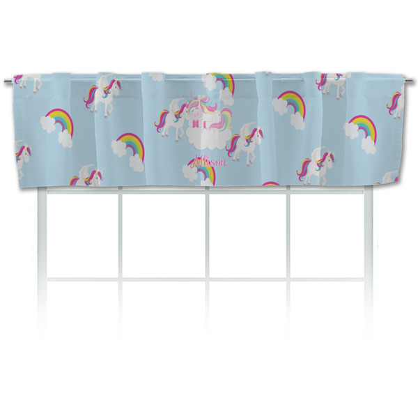 Custom Rainbows and Unicorns Valance (Personalized)