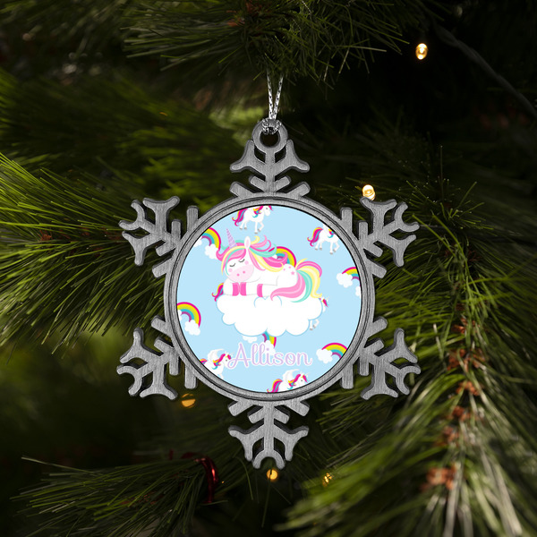 Rainbows and Unicorns Vintage Snowflake - (LIFESTYLE)