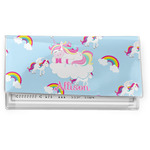 Rainbows and Unicorns Vinyl Checkbook Cover w/ Name or Text