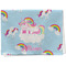 Rainbows and Unicorns Waffle Weave Towel - Full Print Style Image