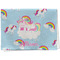 Rainbows and Unicorns Kitchen Towel - Waffle Weave (Personalized)