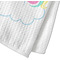 Rainbows and Unicorns Waffle Weave Towel - Closeup of Material Image