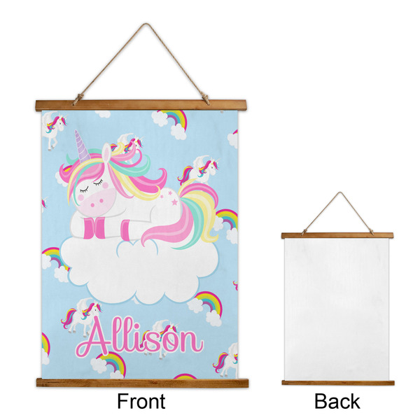 Rainbows and Unicorns Wall Hanging Tapestry - Portrait - APPROVAL