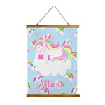 Rainbows and Unicorns Wall Hanging Tapestry (Personalized)