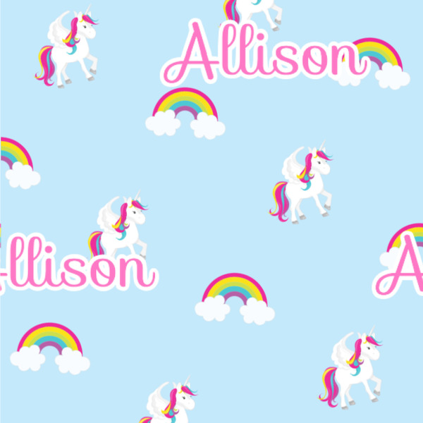 Custom Rainbows and Unicorns Wallpaper & Surface Covering (Water Activated 24"x 24" Sample)