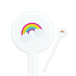 Rainbows and Unicorns Round Plastic Stir Sticks