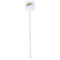 Rainbows and Unicorns White Plastic Stir Stick - Single Sided - Square - Single Stick