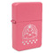 Rainbows and Unicorns Windproof Lighters - Pink - Front/Main