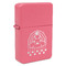 Rainbows and Unicorns Windproof Lighter - Pink - Single Sided