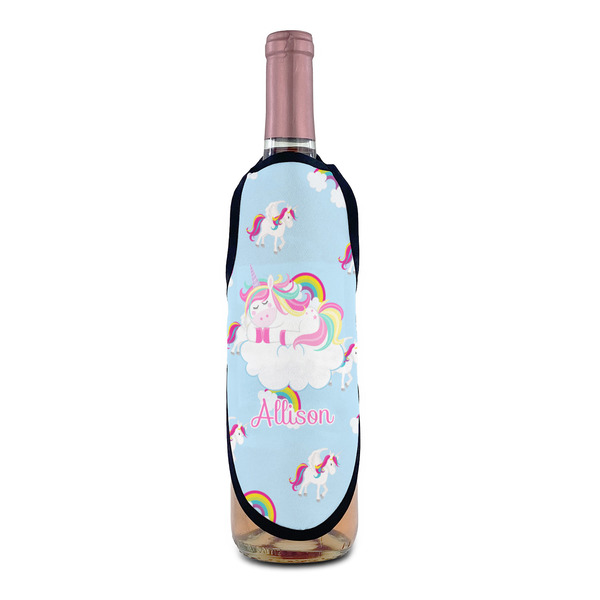 Rainbows and Unicorns Wine Bottle Apron - IN CONTEXT
